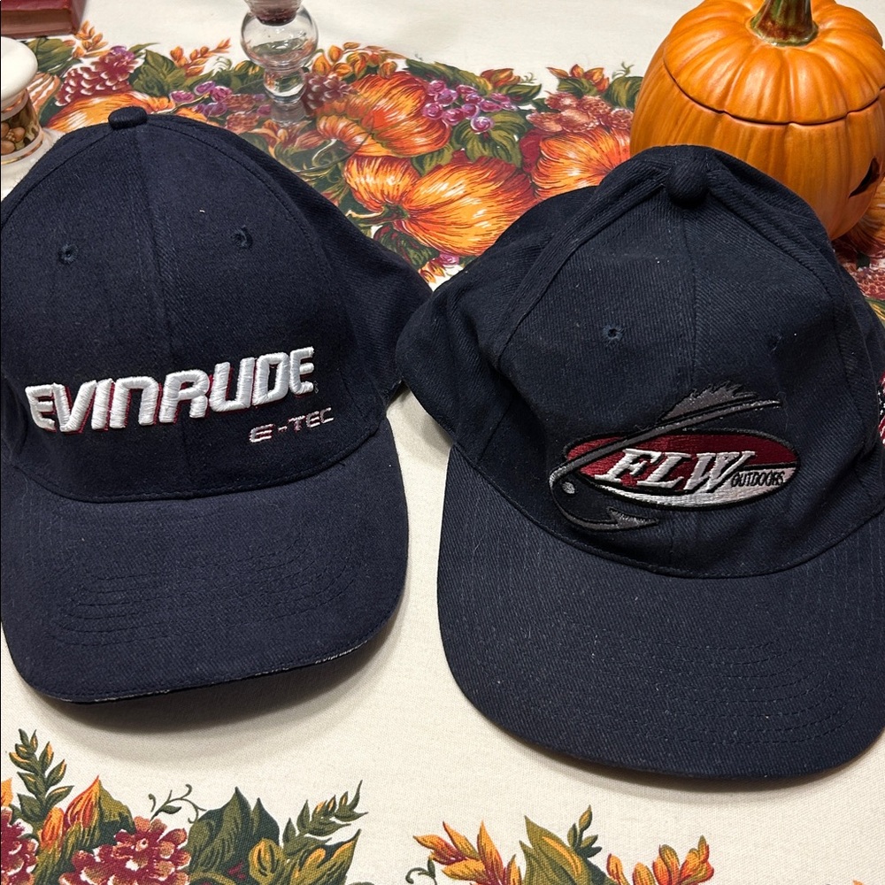 FLW Outdoors Black Cap & Evinrude Black Cap